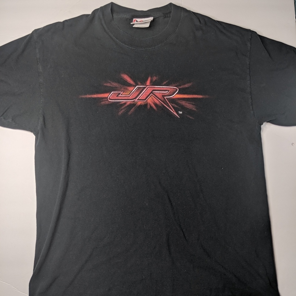 NASCARS Dale EARNHARDT JR Mens Tee Sz L Black